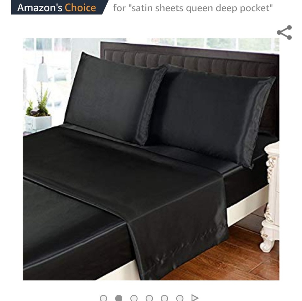 NEW Queen Satin Sheets